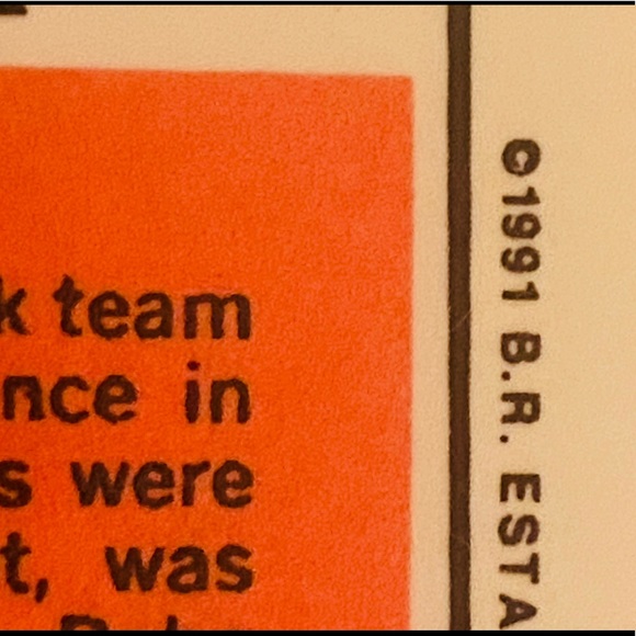 Collectible & Limited Edition Marked Babe Ruth “Slugger” 1991 Topps ⚾️ card - Picture 4 of 15